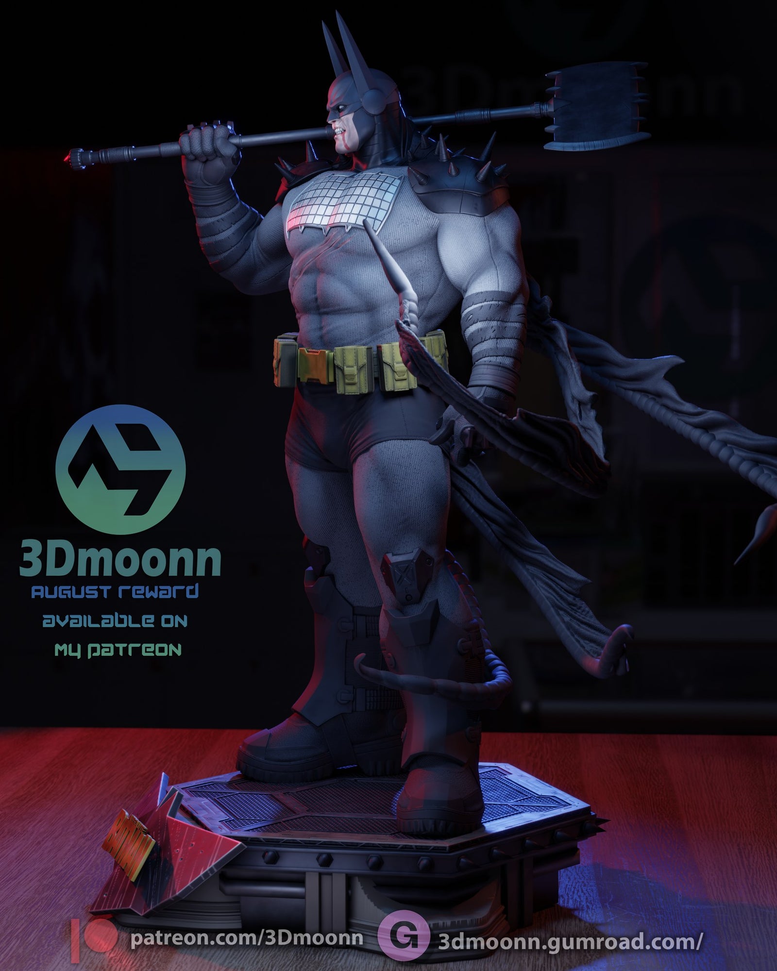 batman dc 3dmoonnabsolute