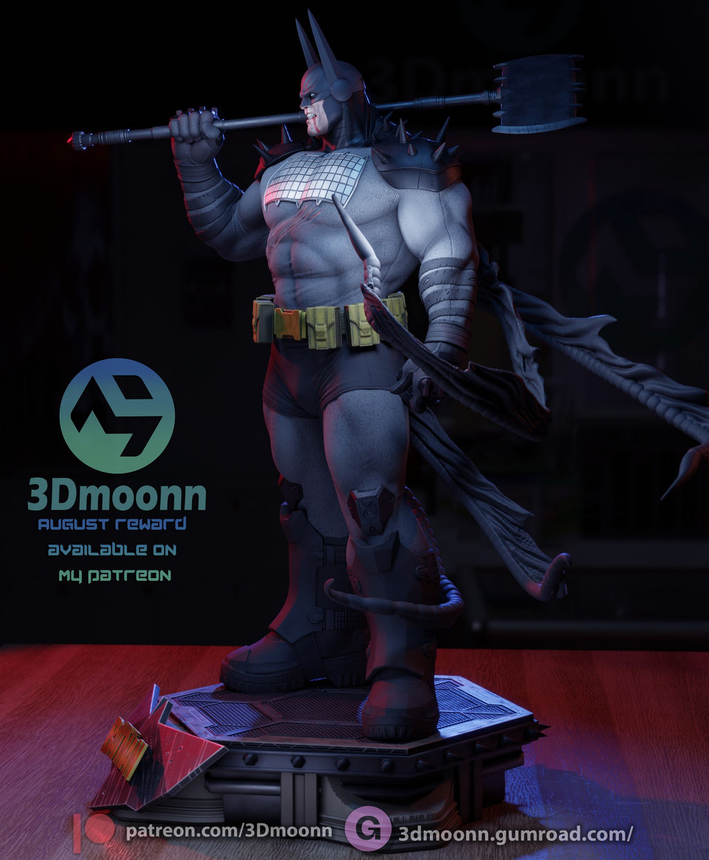 batman dc 3dmoonnabsolute