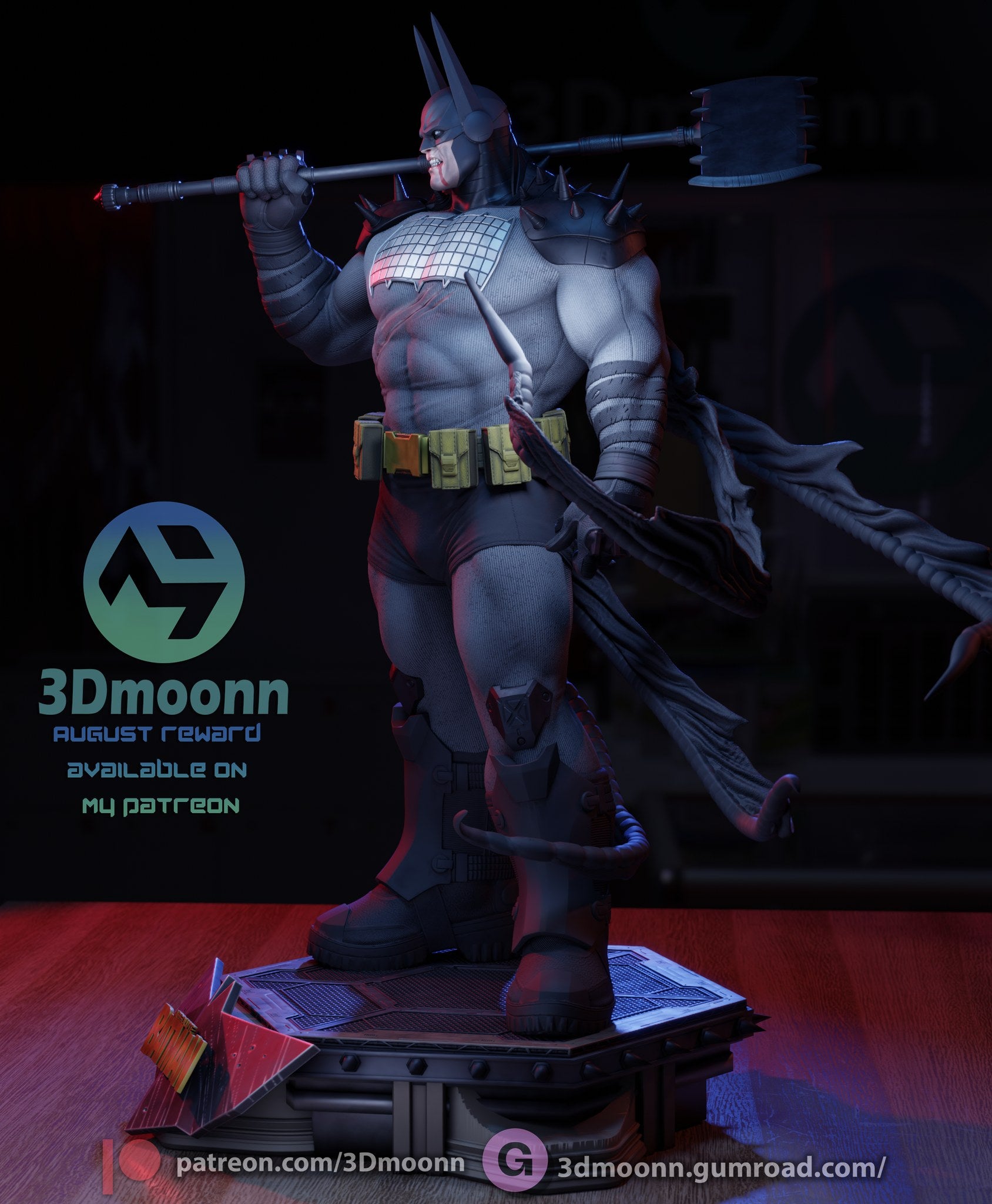 batman dc 3dmoonnabsolute