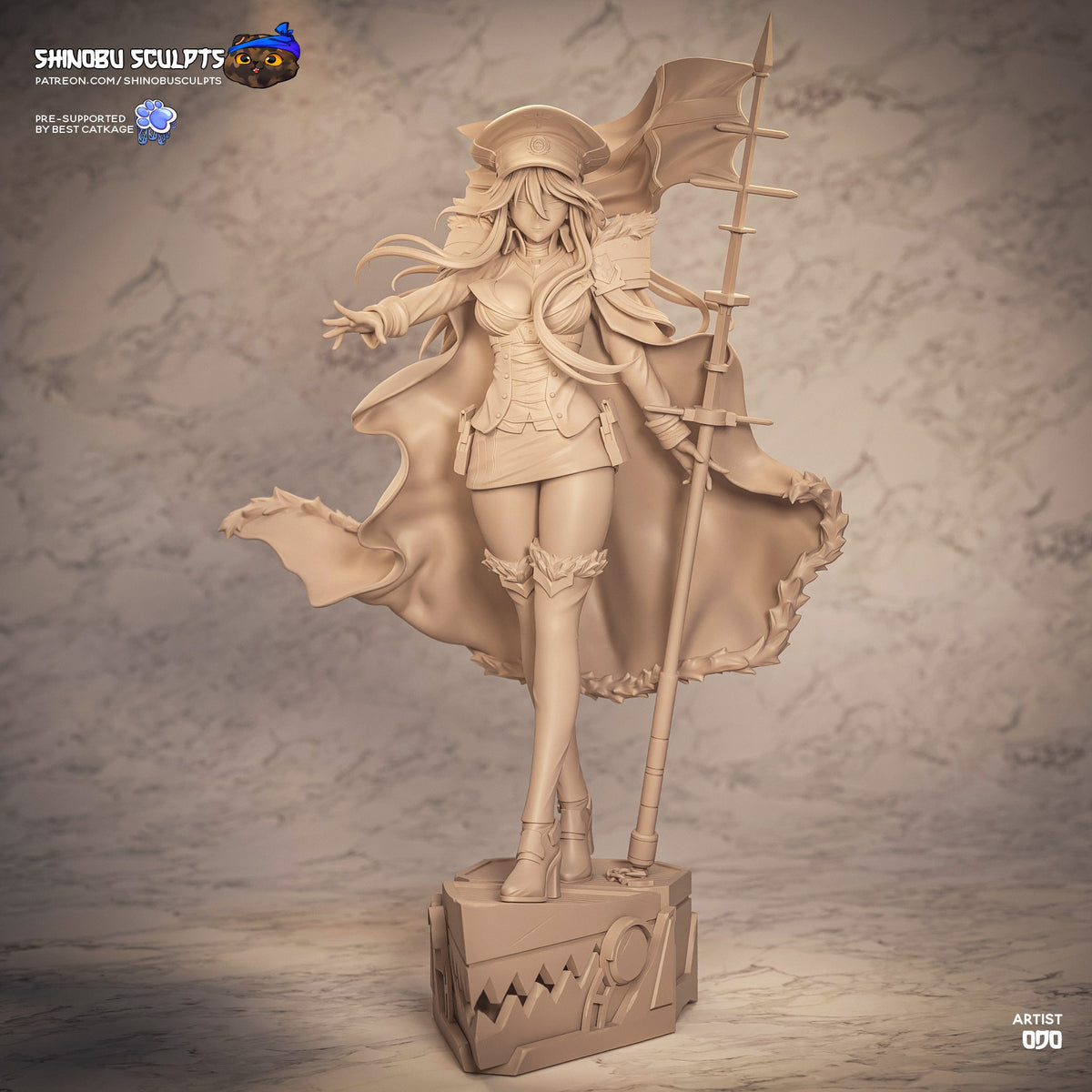 Bismarck (Azur Lane) resin figure by Shinobu Sculpts — studio render 5