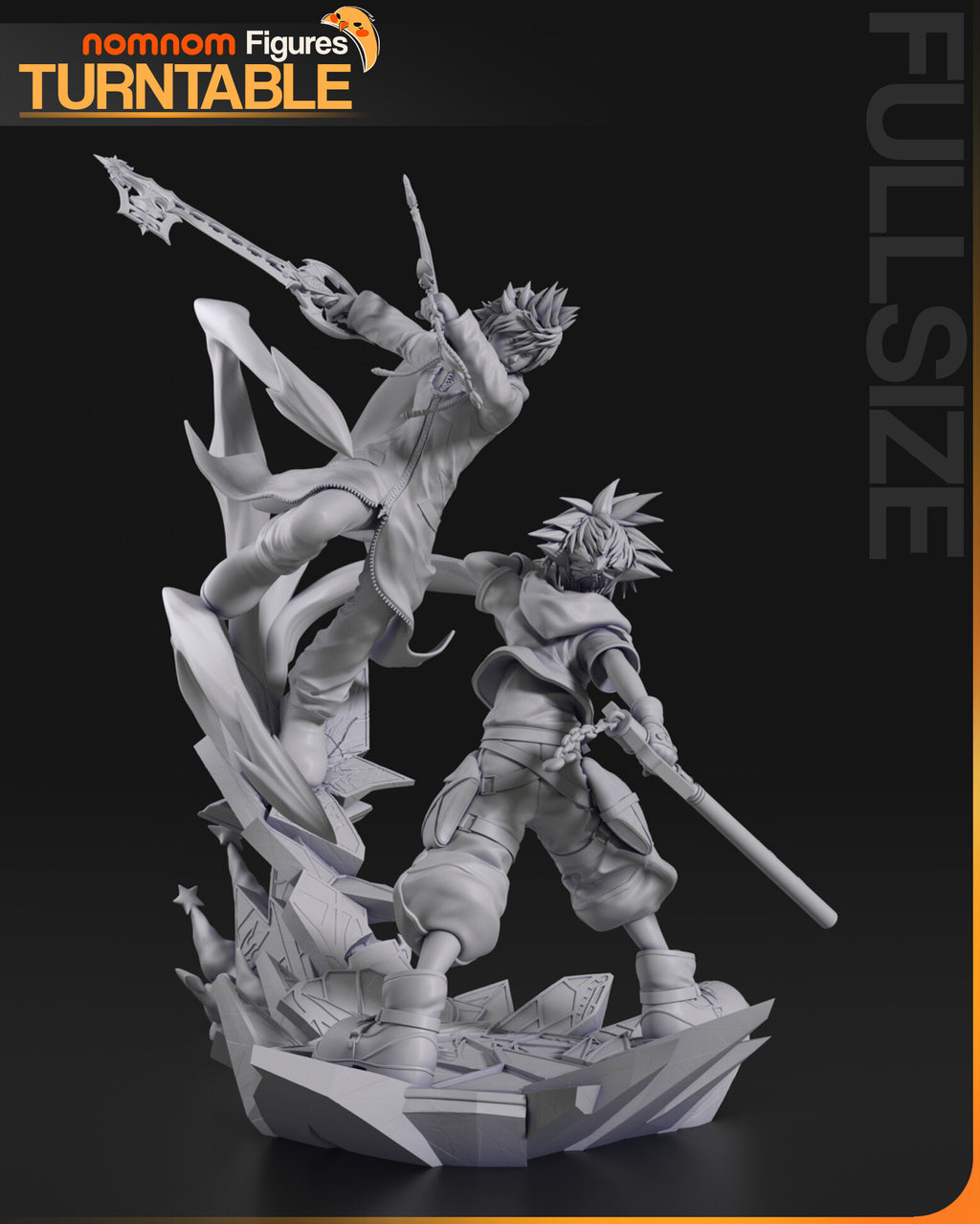 Sora vs Roxas — studio render 9