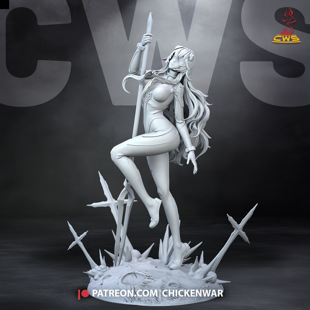Rei Ayanami (Evangelion) resin figure by CW Studio — studio render 11