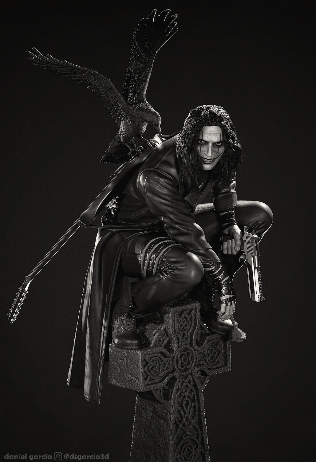 Eric Draven — studio render 2