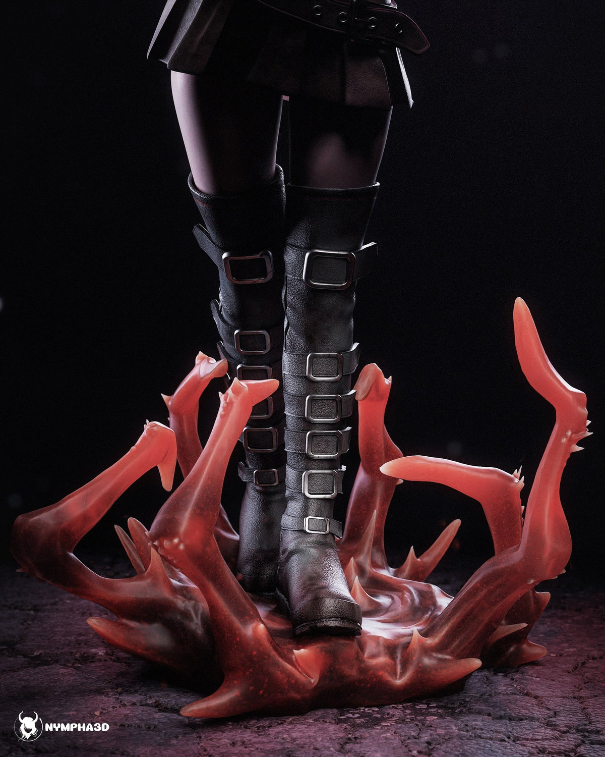 Sable Ward (Dead by Daylight) resin figure by Nympha — studio render 7