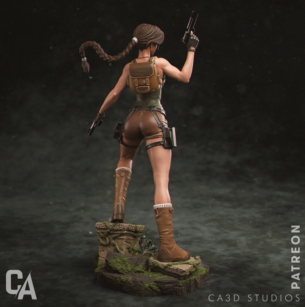 Lara Croft — studio render 3
