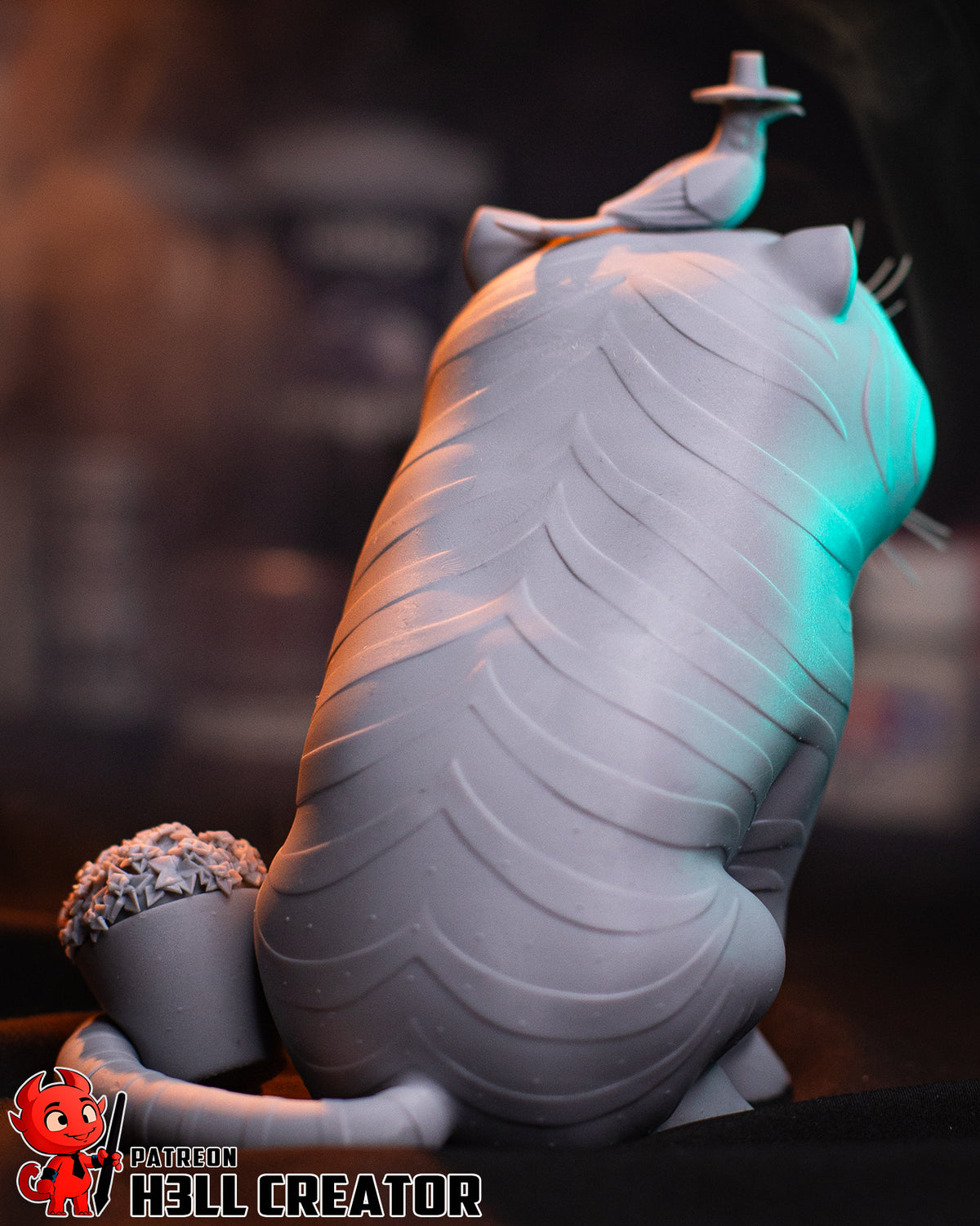 Derpy Tiger and Sussie (KPop Demon Hunters) resin figure by h3LLcreator — studio render 10