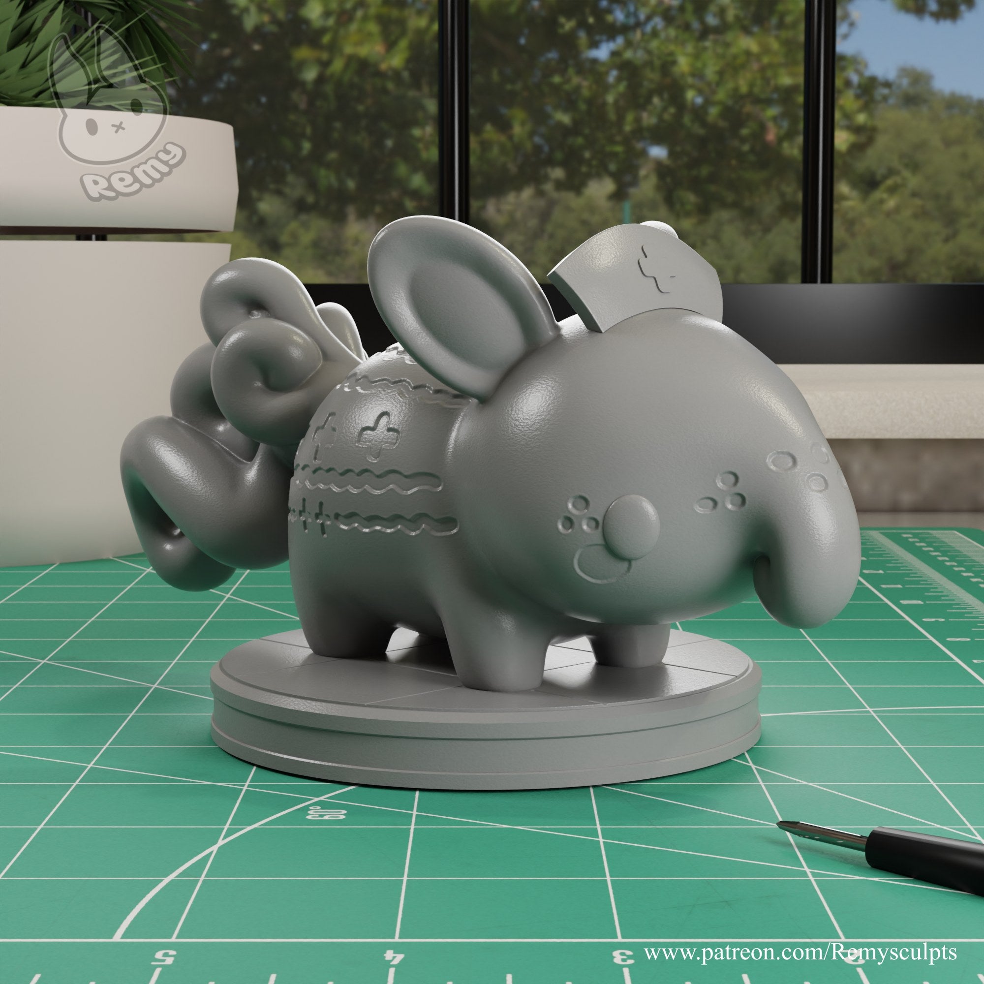 Nimi Nightmare (VTubers) resin figure by RemyJF — studio render 3