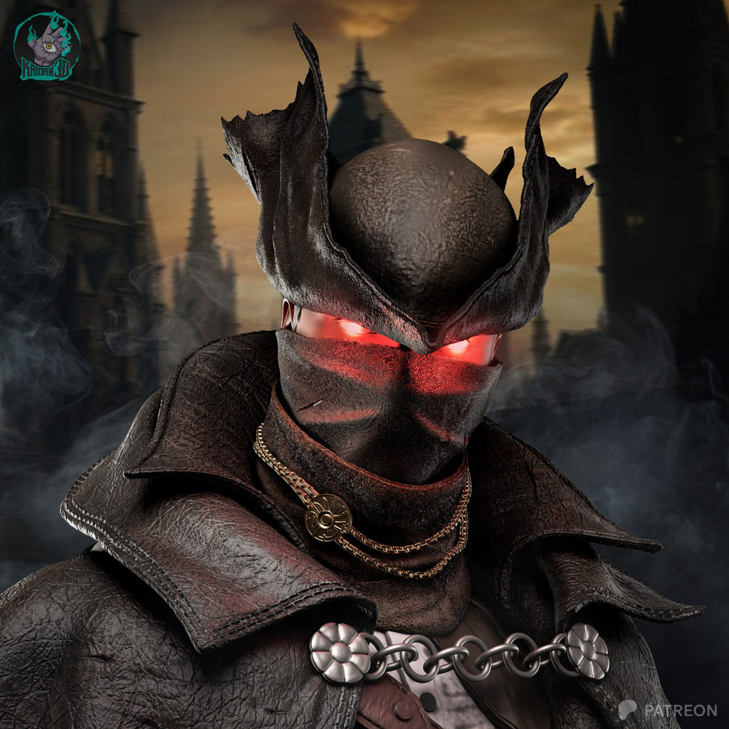 The Hunter (Bloodborne) resin figure by Kaidan 3D — studio render 5