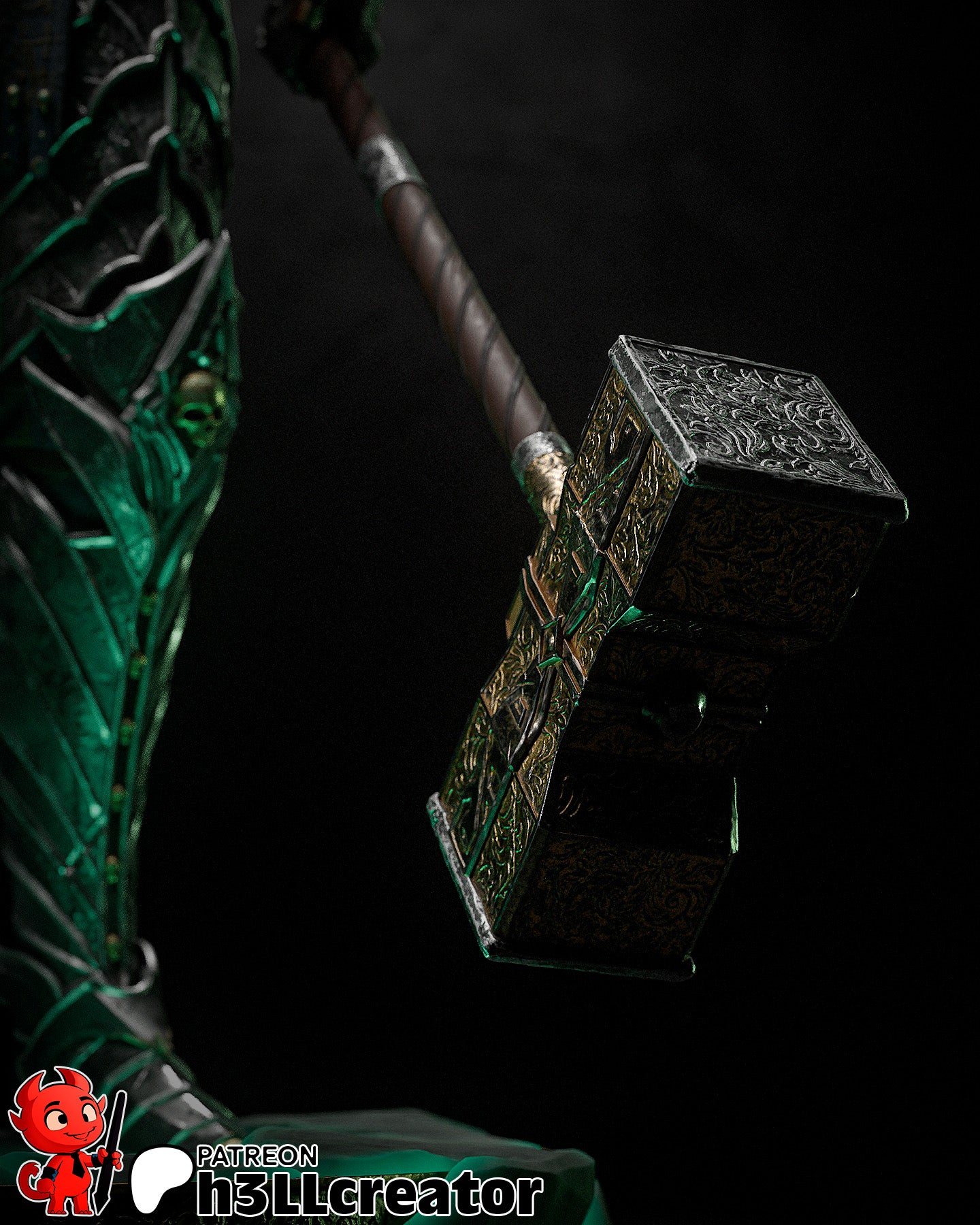 Ketheric Thorm (Baldur's Gate) resin figure by h3LLcreator — studio render 16
