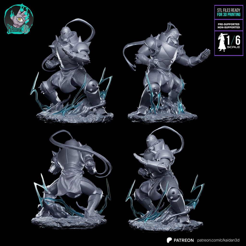 Alphonse Elric (Fullmetal Alchemist) resin figure by Kaidan 3D — studio render 5