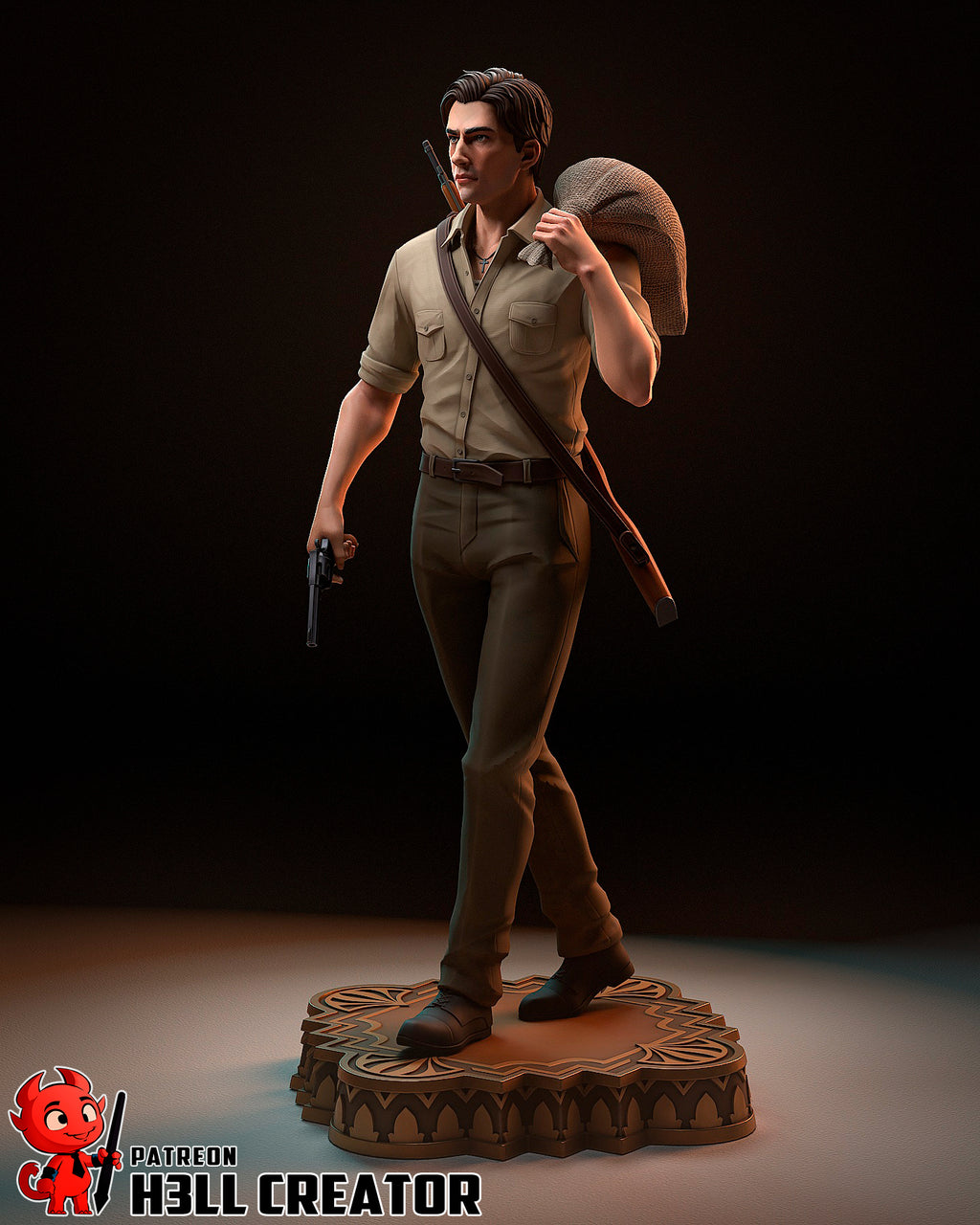 Enzo Favara (Mafia The Old Country) resin figure by h3LLcreator — studio render 5