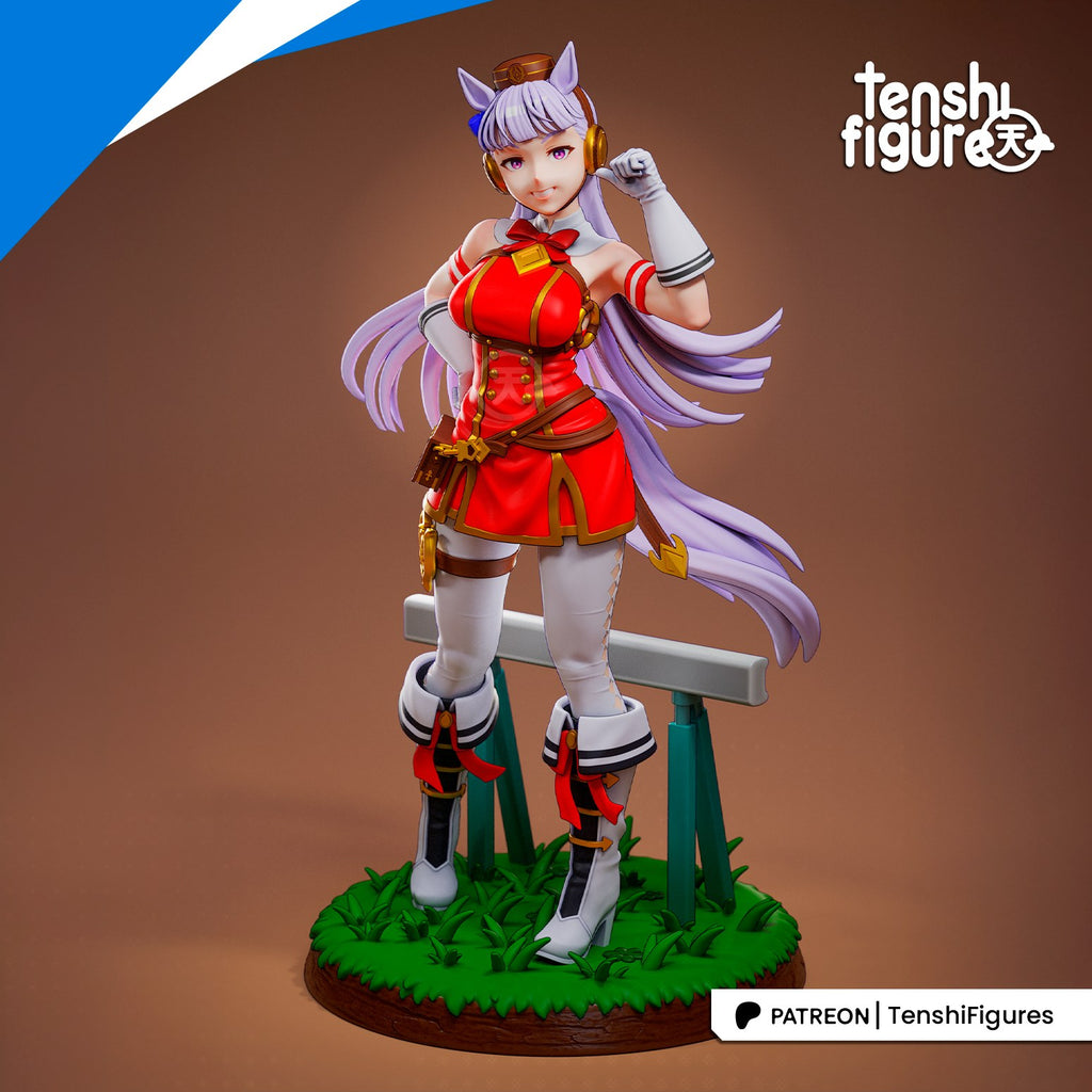 Gold Ship (Uma Musume) resin figure by Tenshi Figures — studio render 4