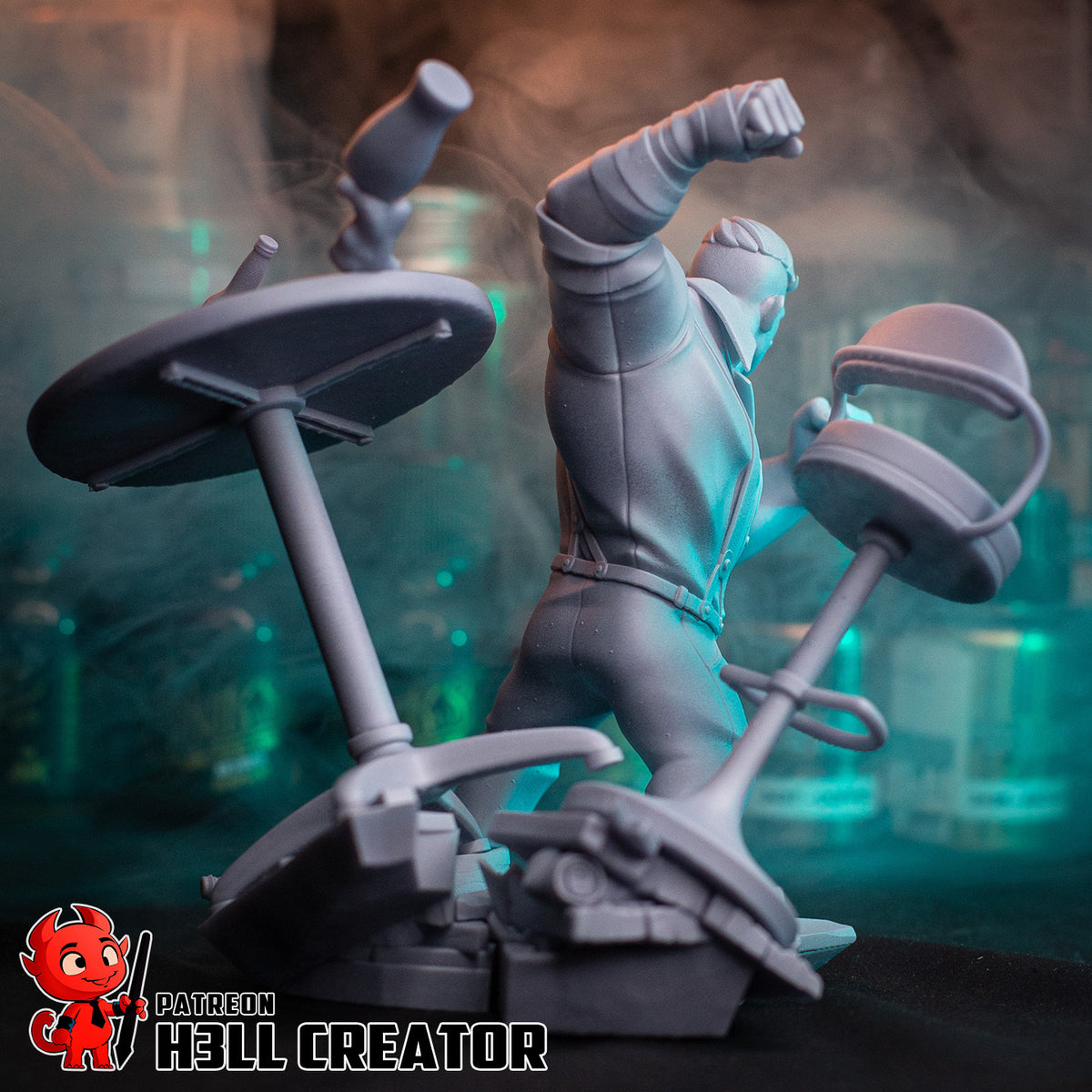 Punch Up (Dispatch) resin figure by h3LLcreator — studio render 13