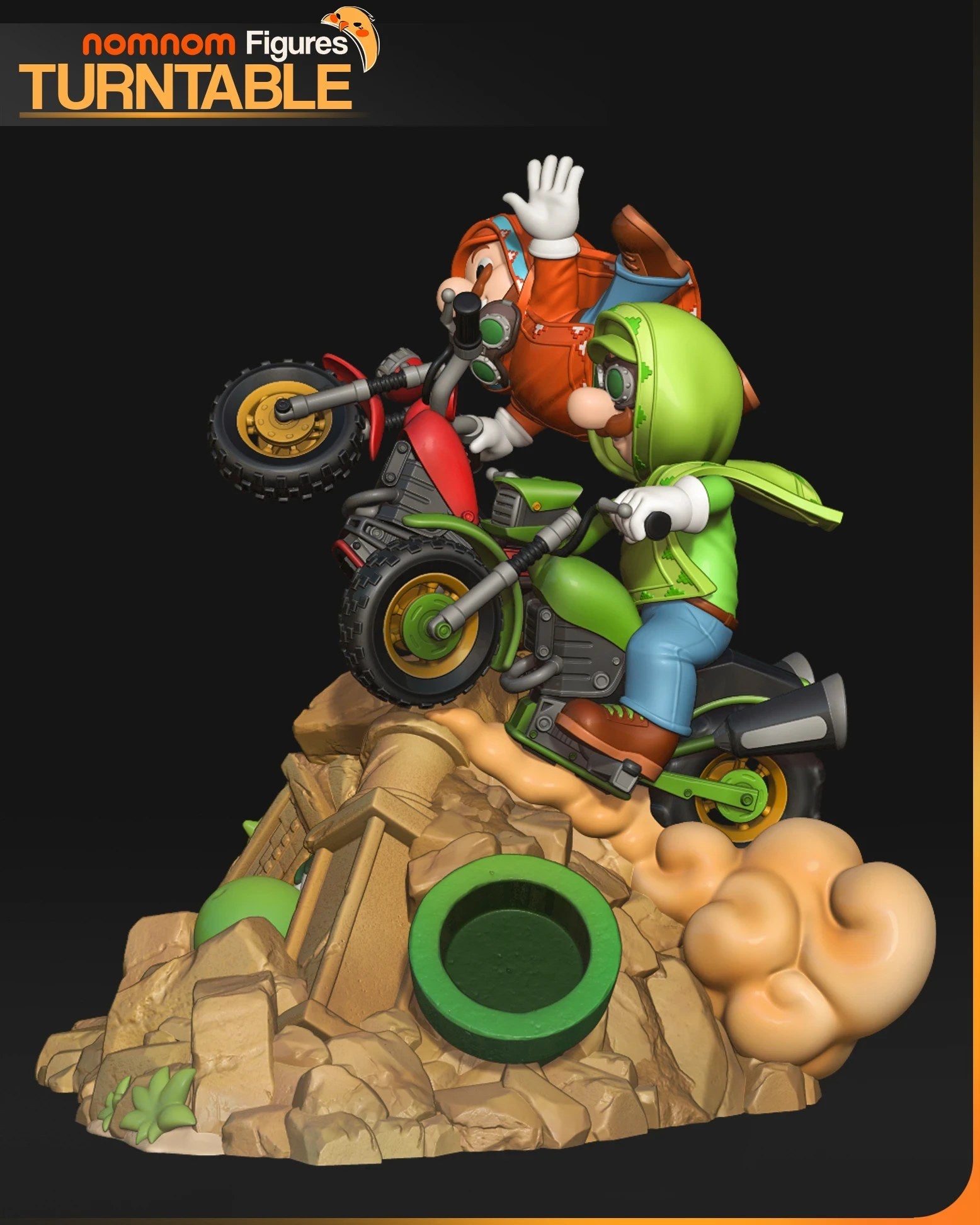Super Mario Galaxy Diorama Diorama resin figure by NomNom Figures — studio preview 5