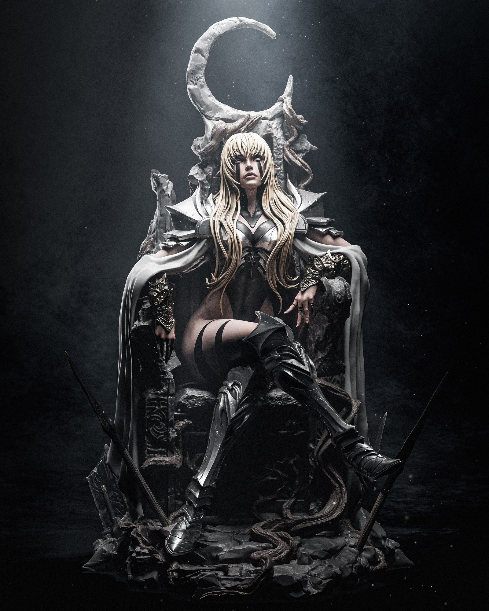 The Underworld’s Grand Matriarch (_Original Characters) resin figure by CA 3D Studios — studio render 5
