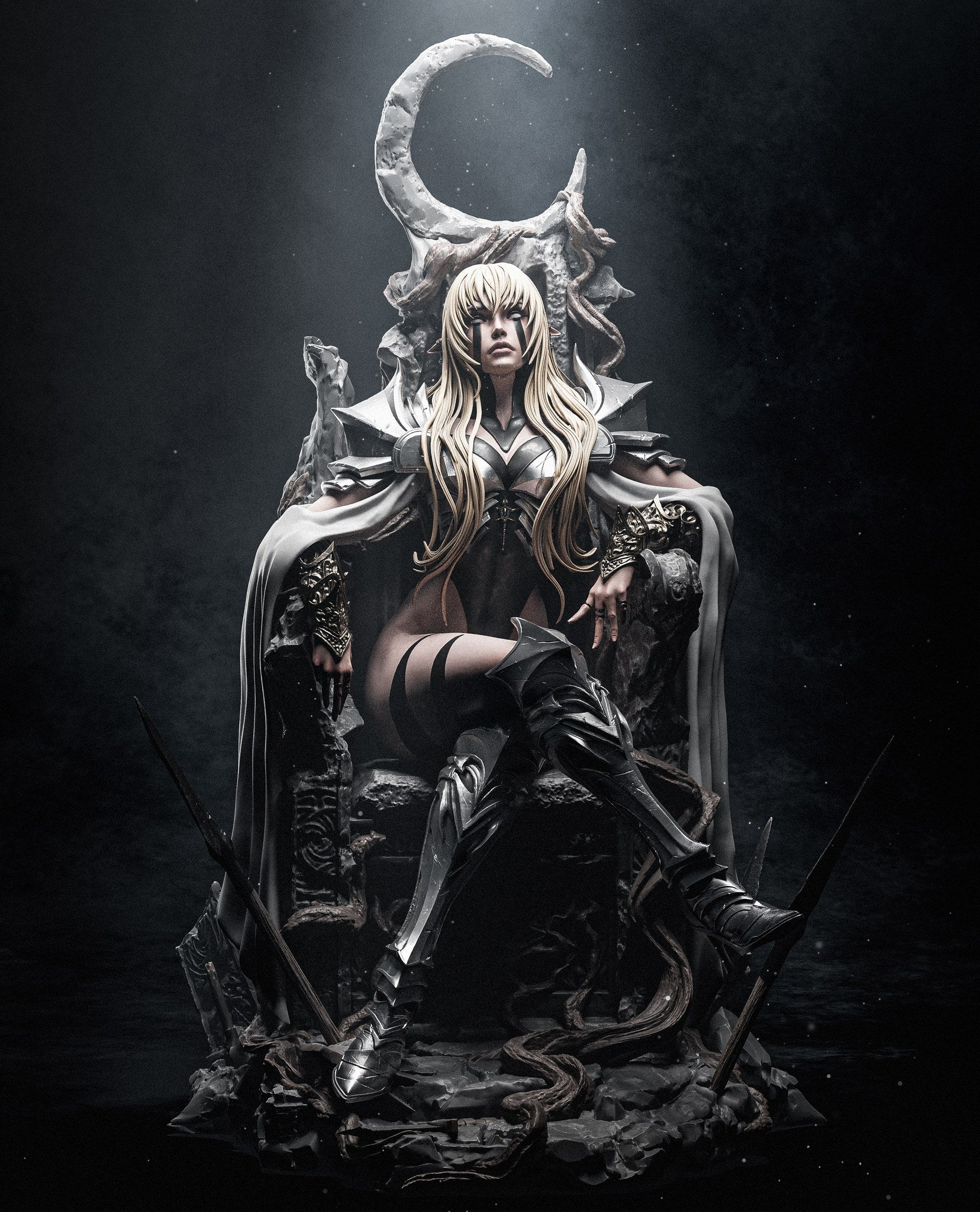 The Underworld’s Grand Matriarch (_Original Characters) resin figure by CA 3D Studios — studio render 5