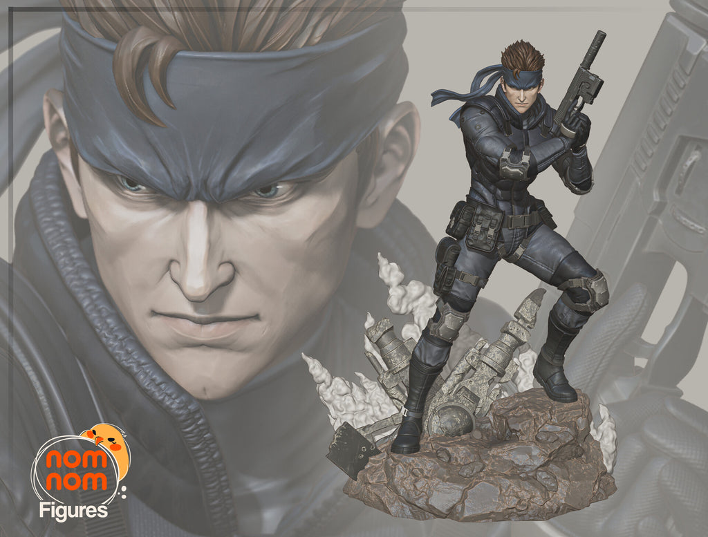 Solid Snake — studio render 2