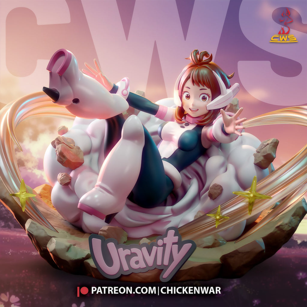 Ochaco Uraraka (My Hero Academia) resin figure by CW Studio — studio render 1