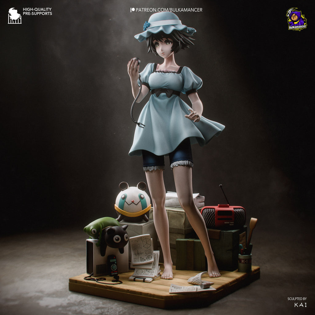 Mayuri Shiina (Steins Gate) resin figure by Bulkamancer — studio render 4