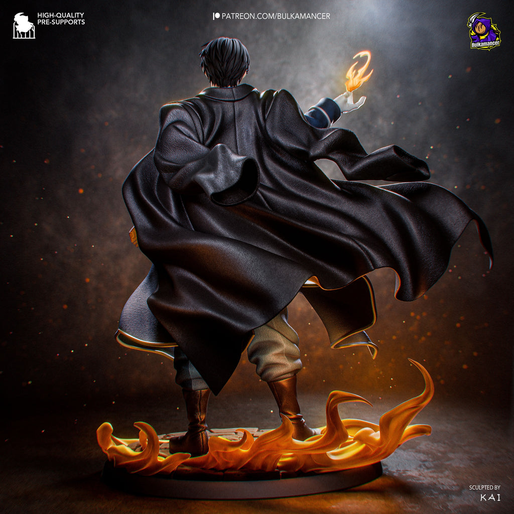 Roy Mustang (Fullmetal Alchemist) resin figure by Bulkamancer — studio render 6
