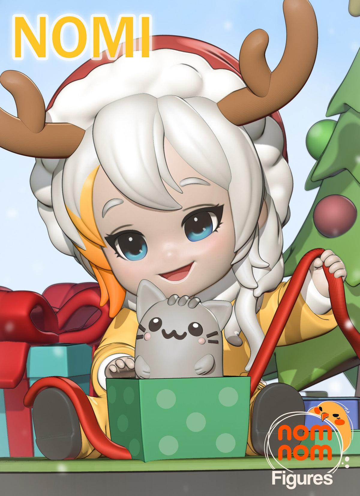 Nomi _Original Characters Chibi resin figure by NomNom Figures — studio preview 1