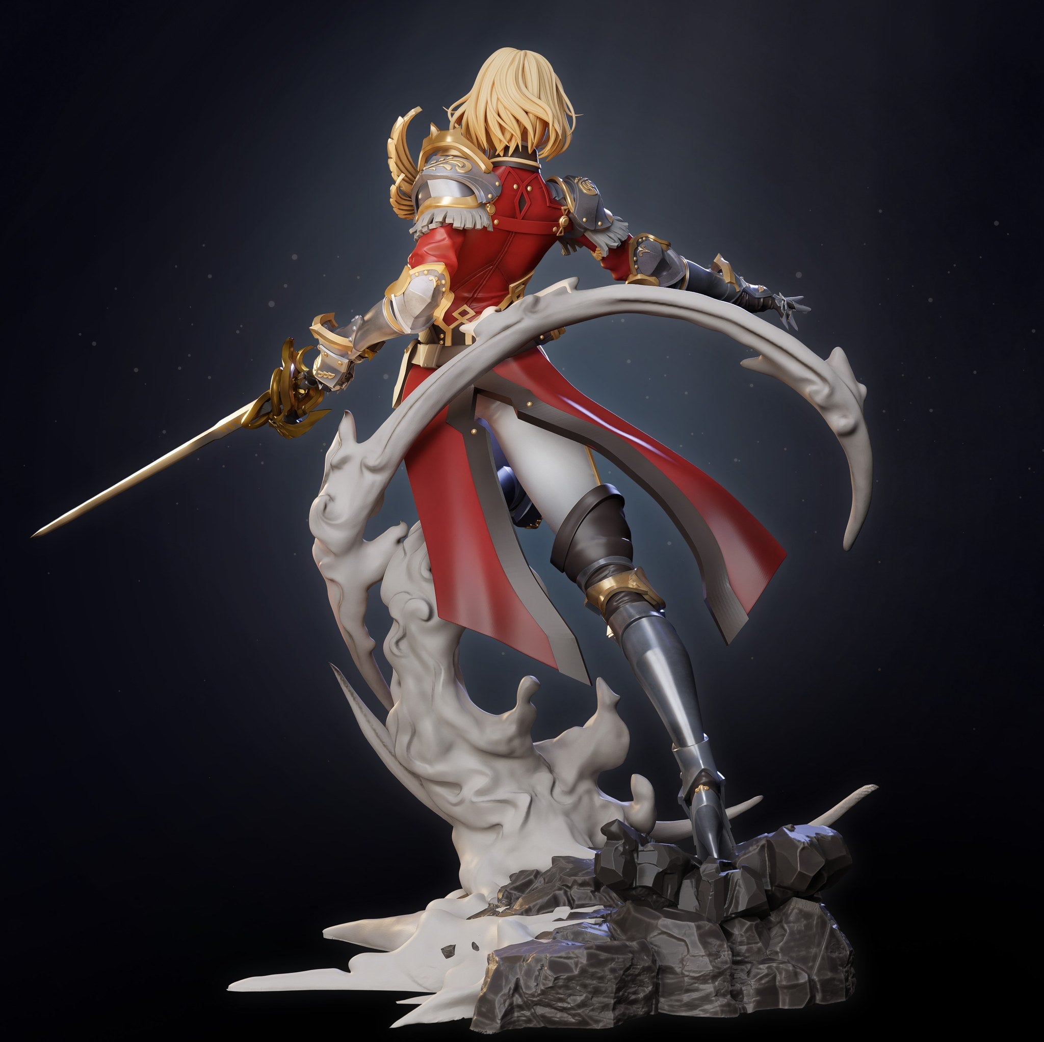 Cha Hae-In (Solo Leveling) resin figure by Tenshi Figures — studio render 5