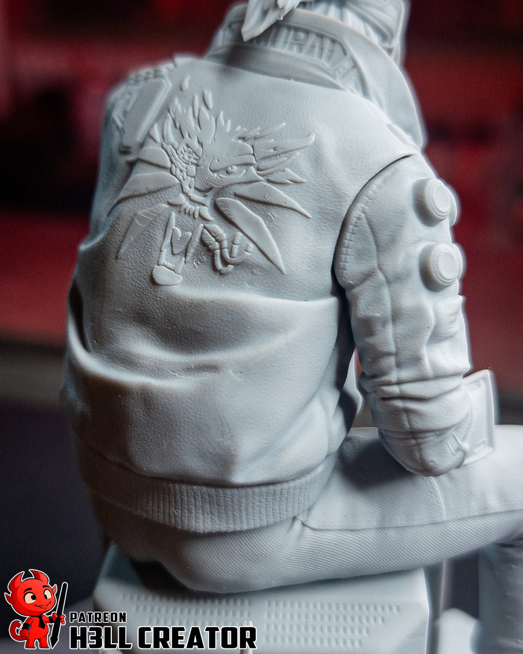 Geralt of Rivia (The Witcher) resin figure by h3LLcreator — studio render 16