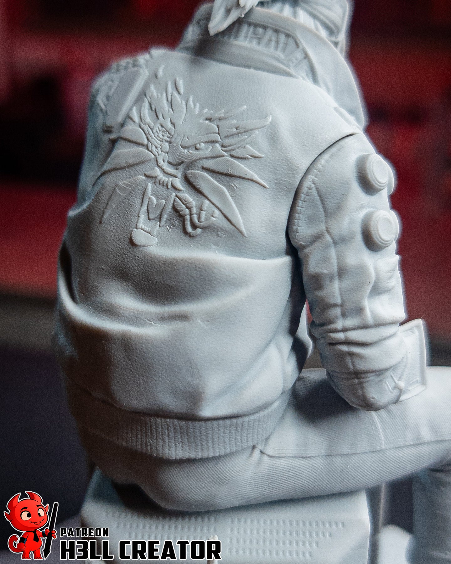Geralt of Rivia (The Witcher) resin figure by h3LLcreator — studio render 16