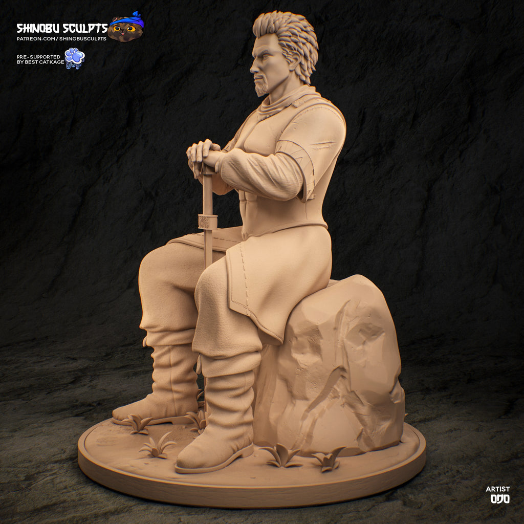 Askeladd (Vinland Saga) resin figure by Shinobu Sculpts — studio render 6