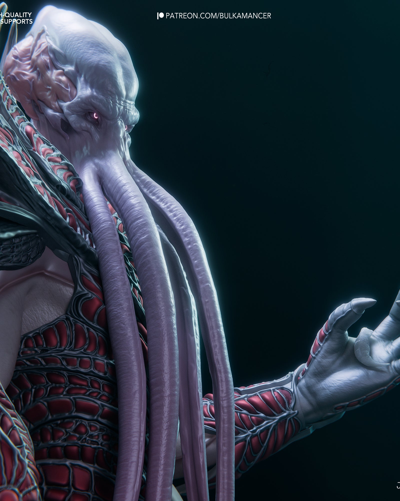 The Emperor (Baldur's Gate) resin figure by Bulkamancer — studio render 5