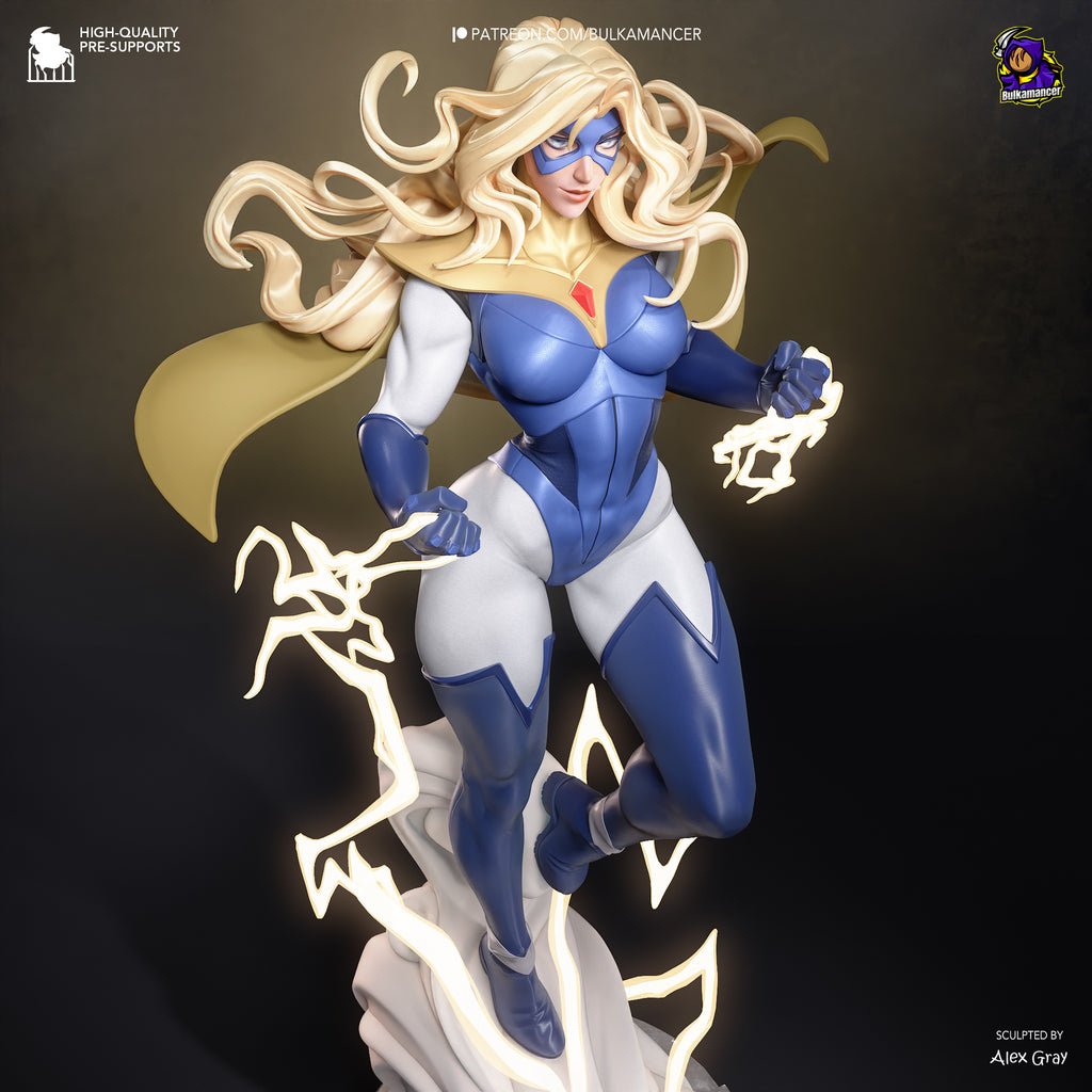 Blonde Blazer (Dispatch) resin figure by Bulkamancer — studio render 2