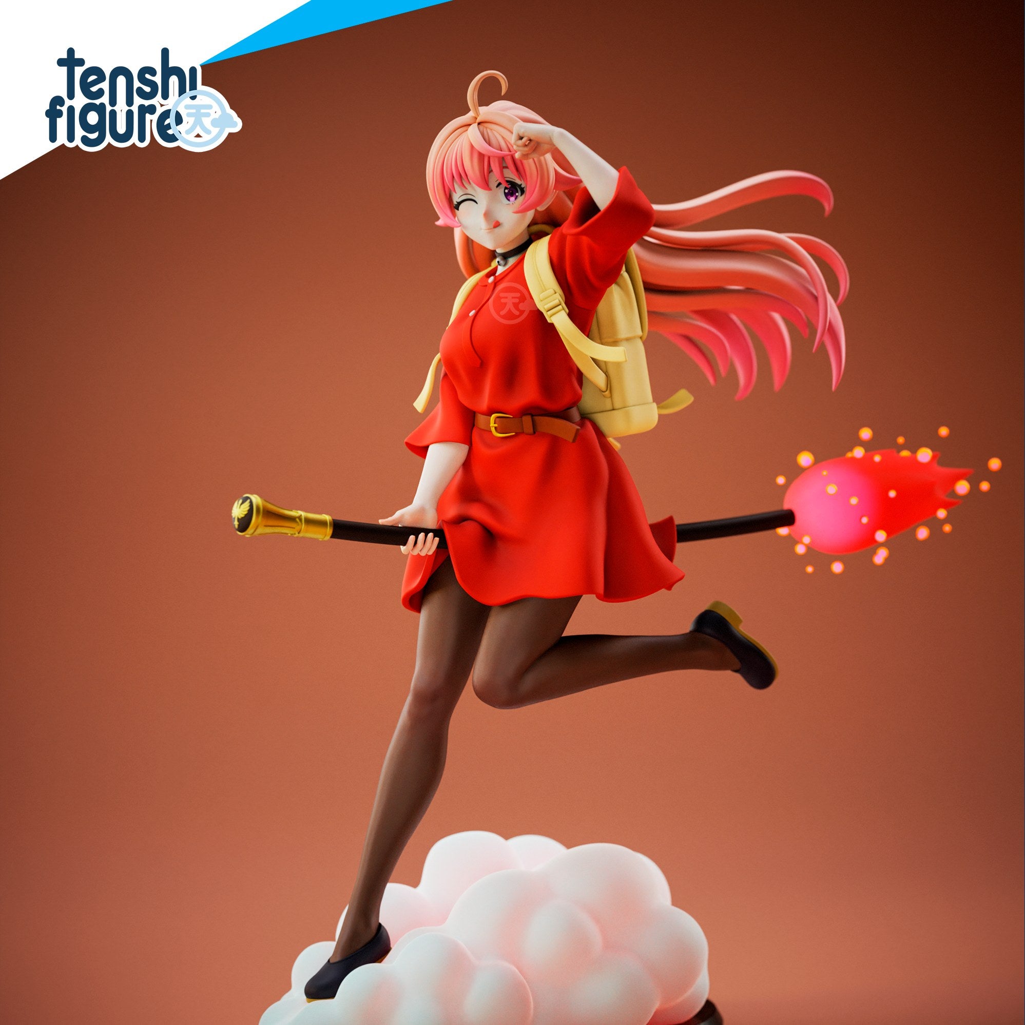 Nico Wakatsuki (Witch Watch) resin figure by Tenshi Figures — studio render 4