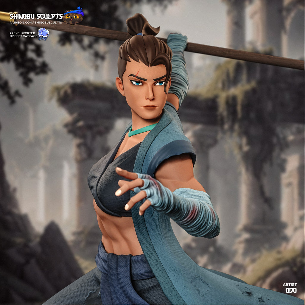 Beauregard Lionett (Critical Role) resin figure by Shinobu Sculpts — studio render 1