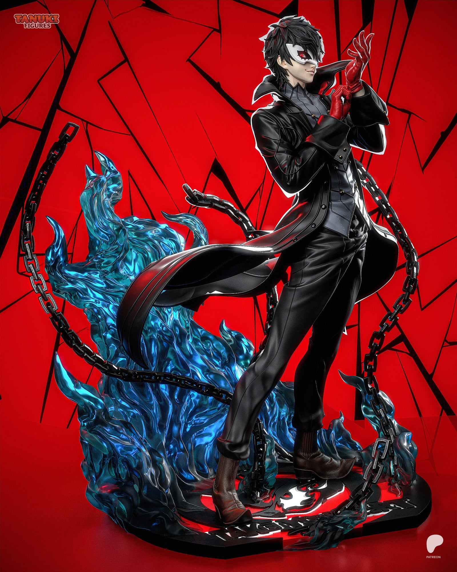 Joker (Persona 5) resin figure by Tanuki Figures — studio render 4