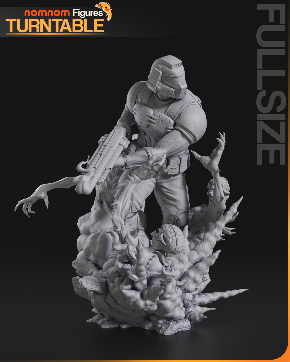 Doom Guy — studio render 5