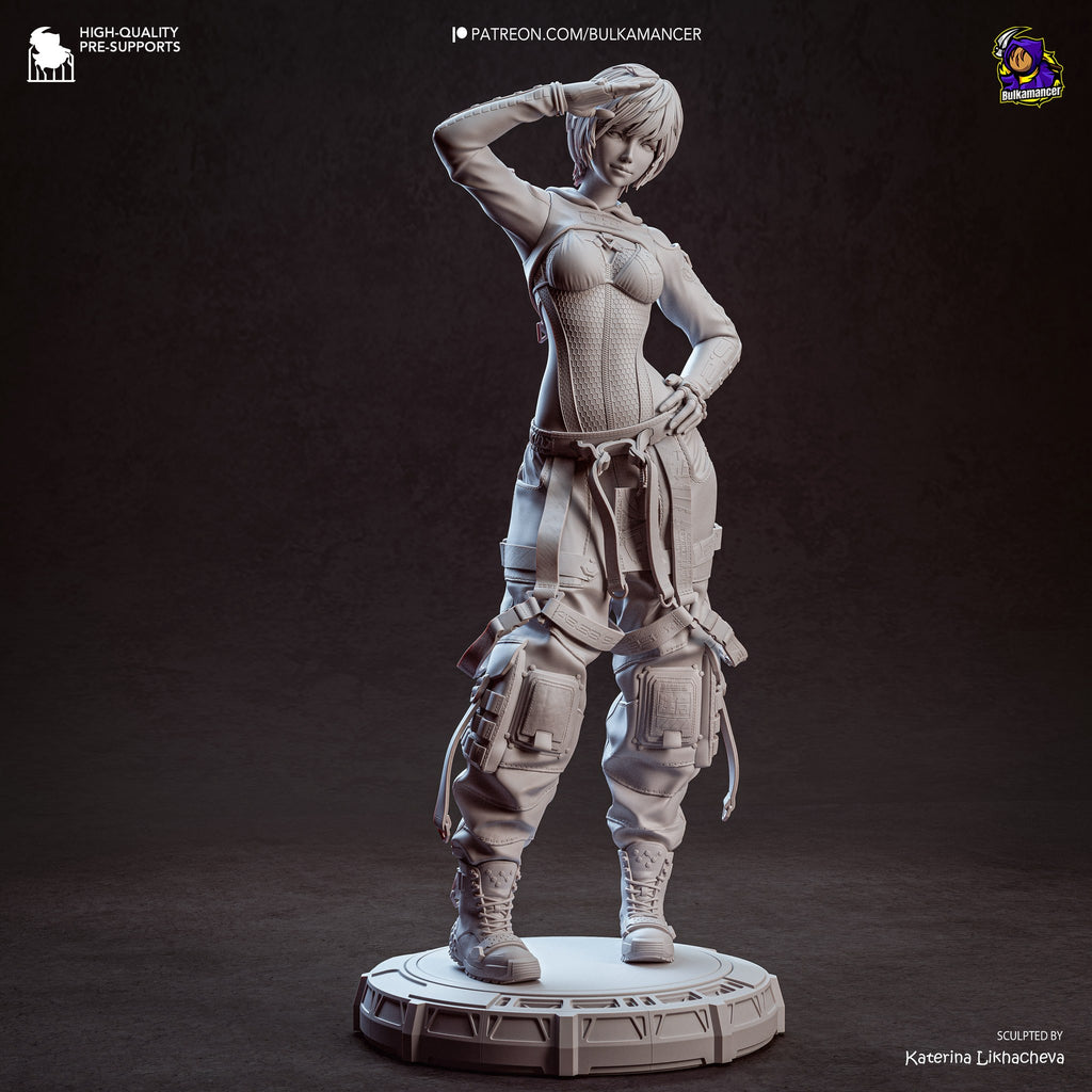 Lily Artemis II (Stellar Blade) resin figure by Bulkamancer — studio render 10