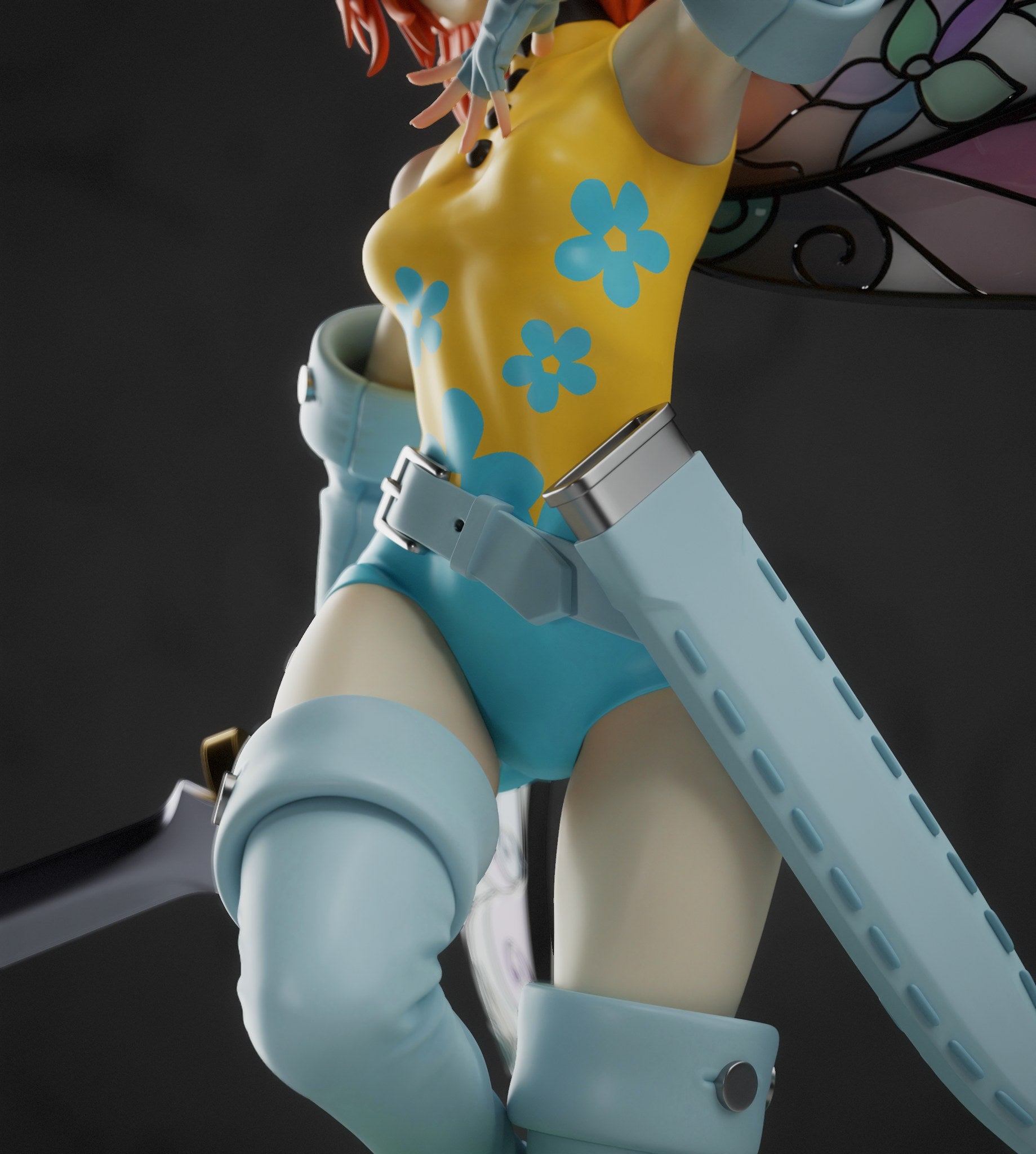 Gallica (Metaphor ReFantazio) resin figure by Tenshi Figures — studio render 6