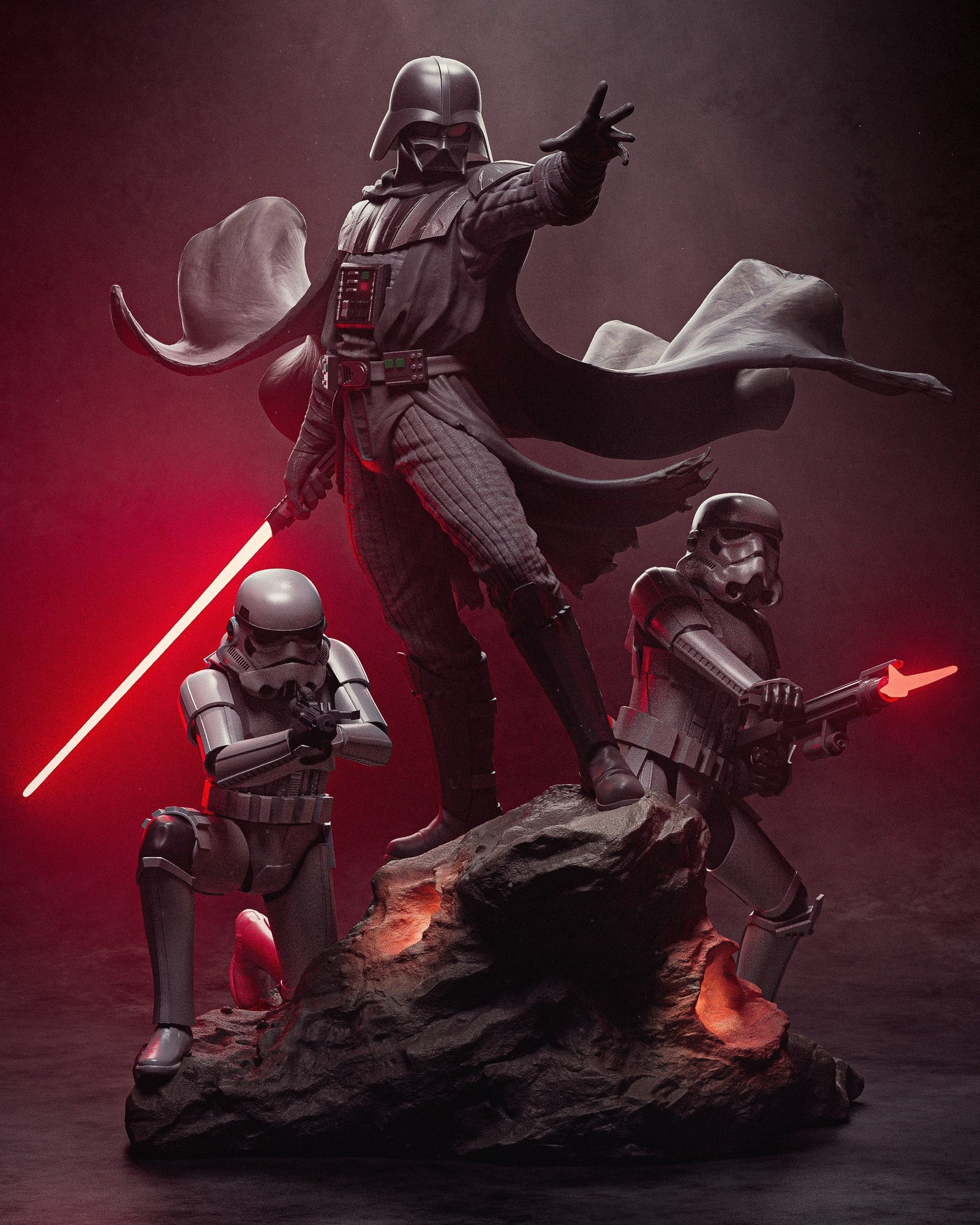 Darth Vader — studio render 3