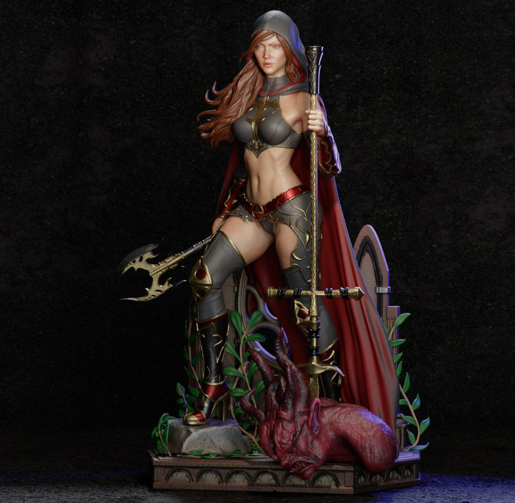 Magdalena Top Cow Comics resin figure by CA 3D Studios — studio preview 4