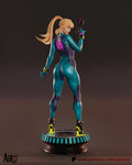 Samus Aran (Metroid) resin figure by Abe3D — studio render 1