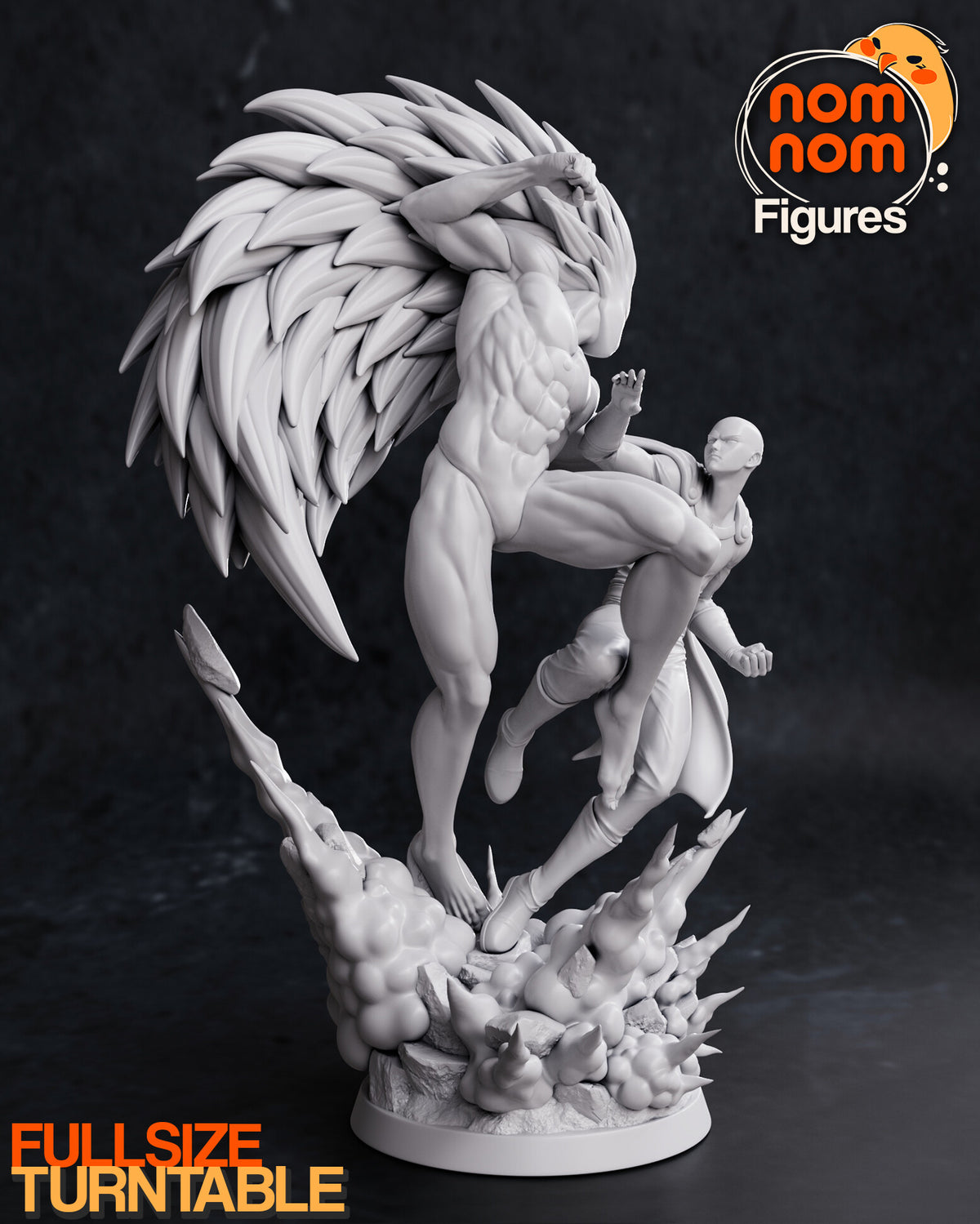 Saitama vs Boros — studio render 14