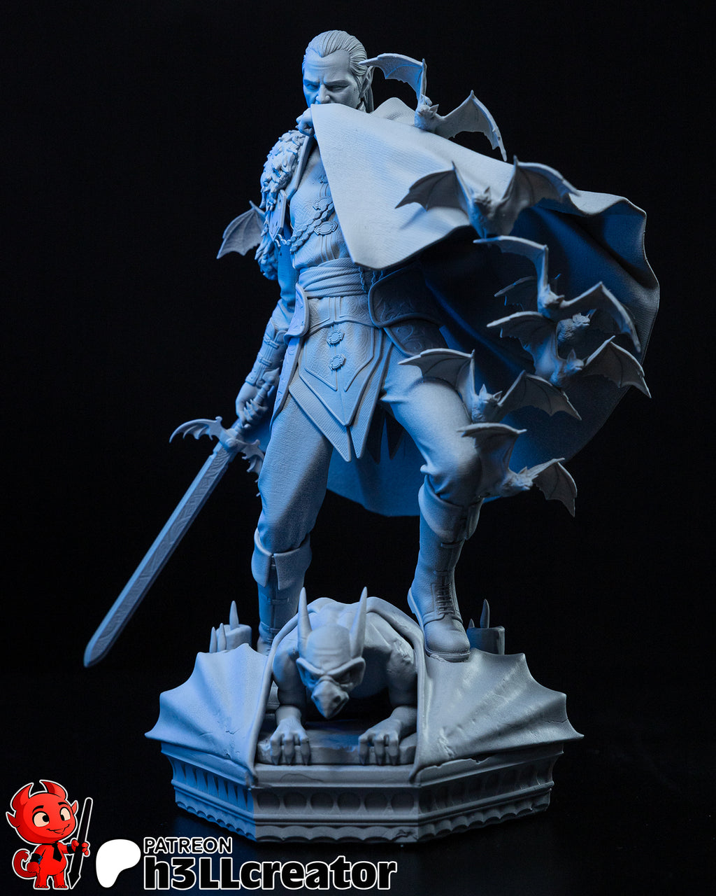 Strahd von Zarovich (Dungeons and Dragons) resin figure by h3LLcreator — studio render 6
