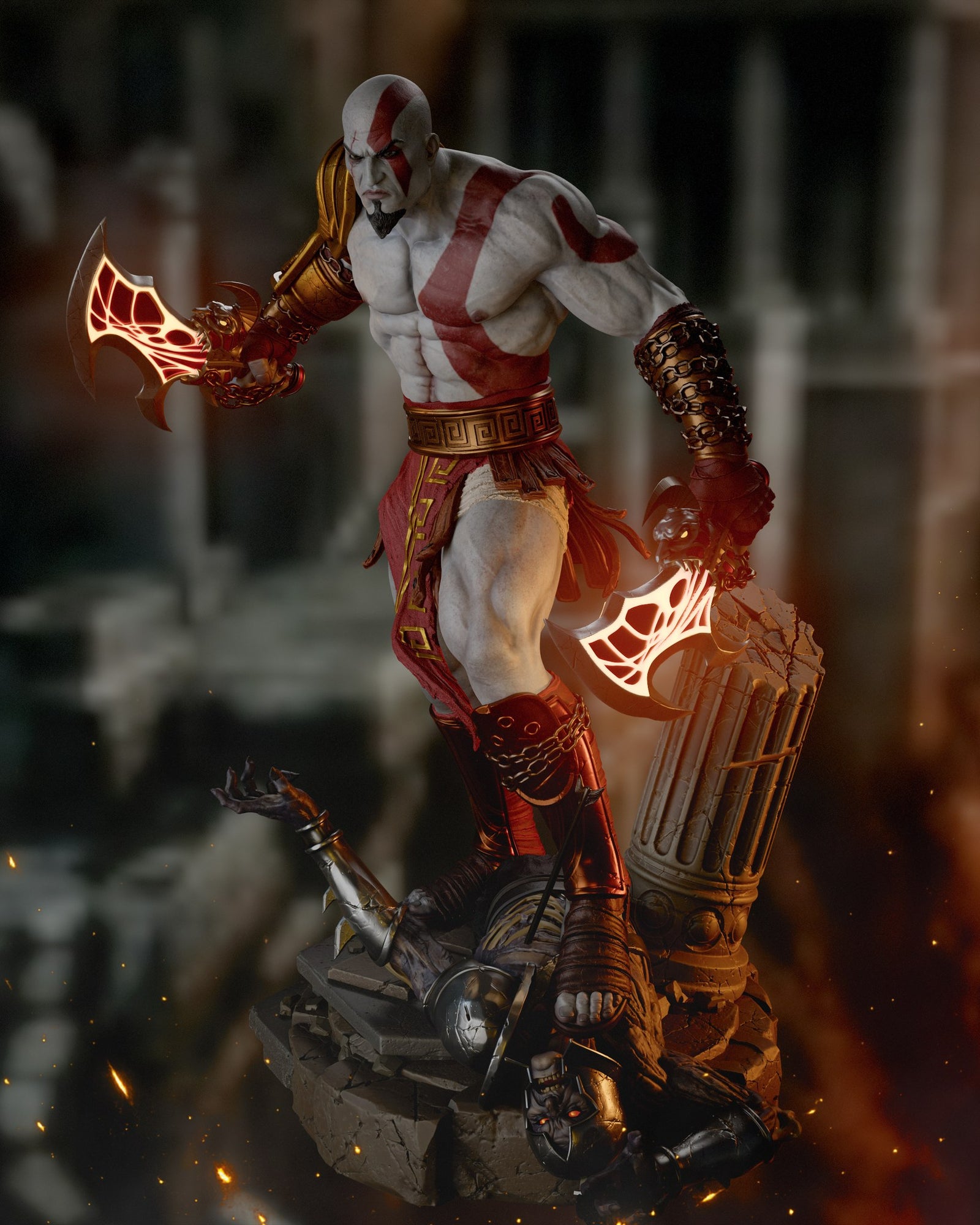 Kratos — studio render 2