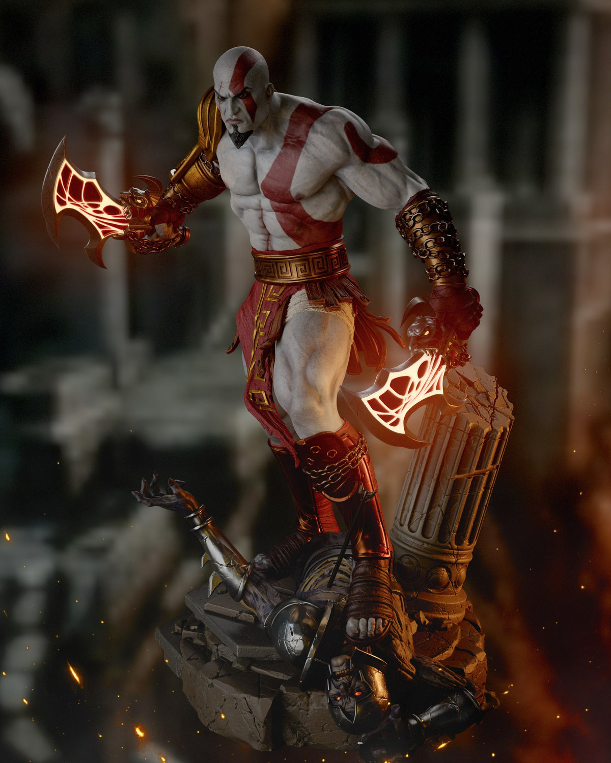 Kratos — studio render 2