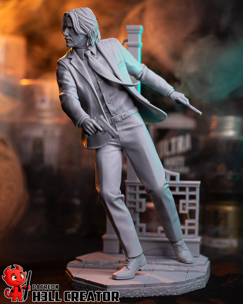 John Wick (John Wick) resin figure by h3LLcreator — studio render 13