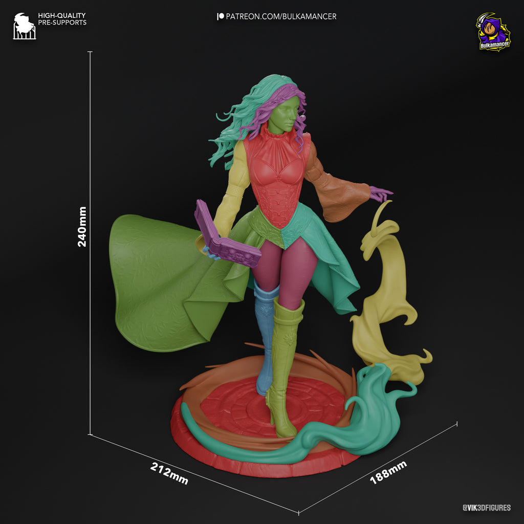 Triss Merigold (The Witcher) resin figure by Bulkamancer — studio render 8