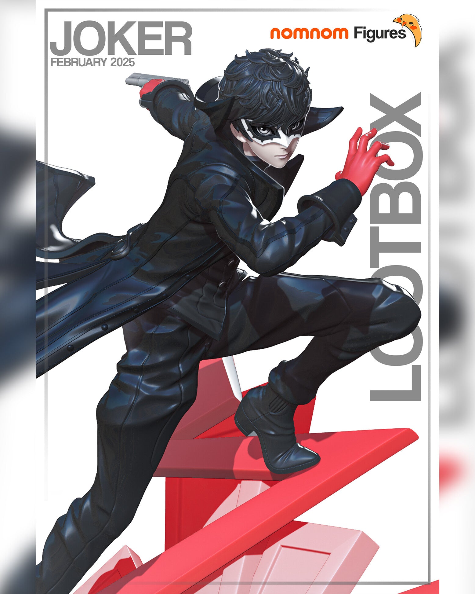 Joker Persona 5 resin figure by NomNom Figures — studio preview 1