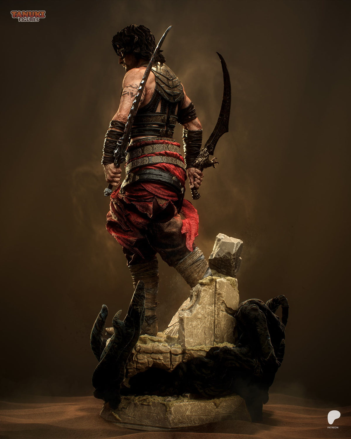 The Prince (Prince of Persia) resin figure by Tanuki Figures — studio render 4