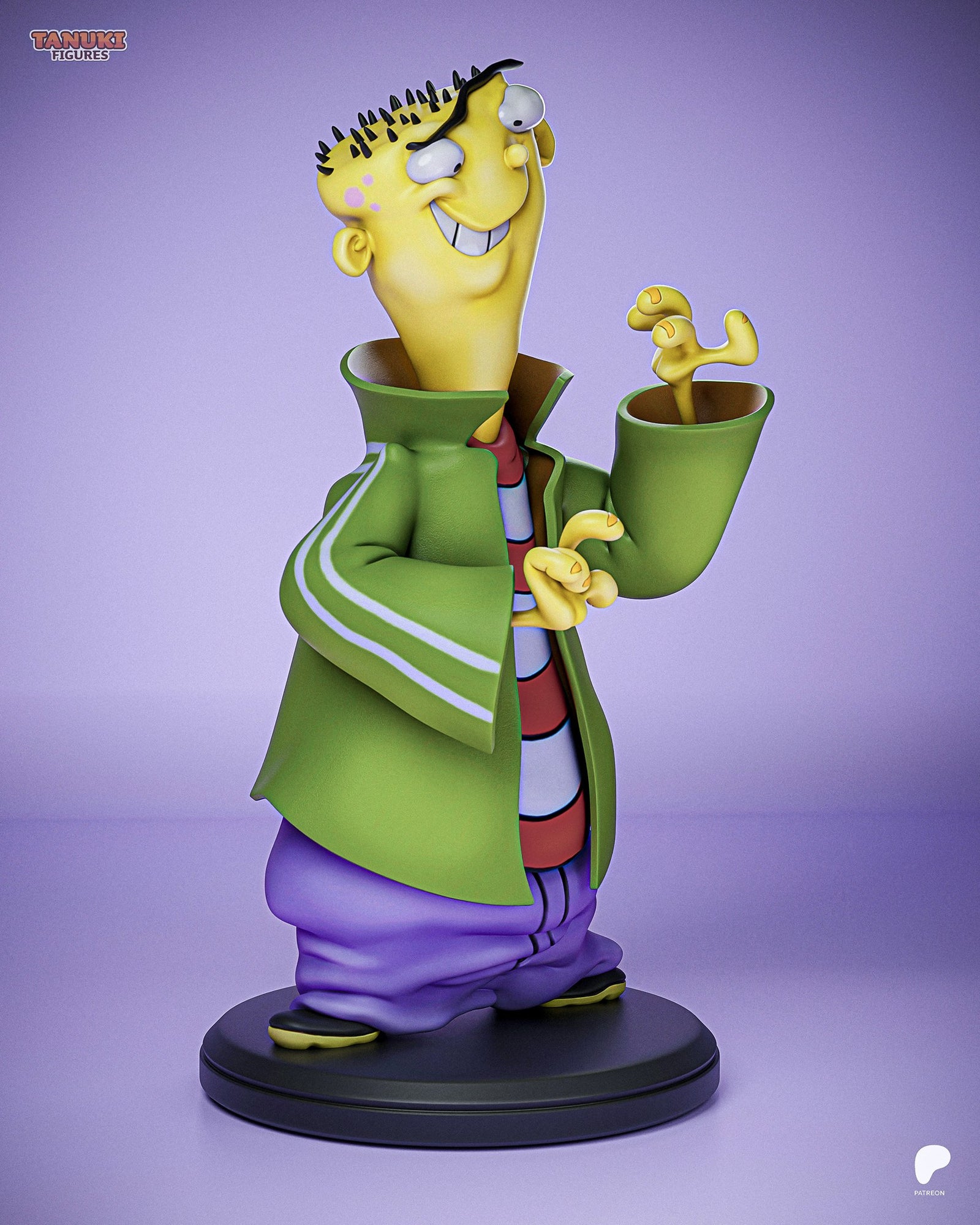 Ed (Ed, Edd n Eddy) resin figure by Tanuki Figures — studio render 3