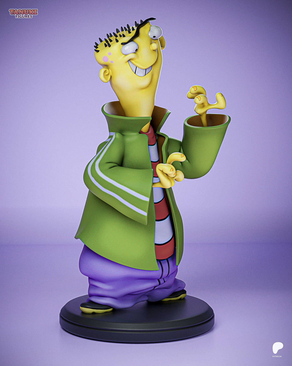 Ed (Ed, Edd n Eddy) resin figure by Tanuki Figures — studio render 3